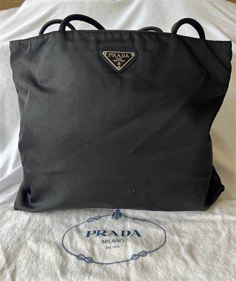 prada backpack 1990s|vintage Prada nylon tote bag.